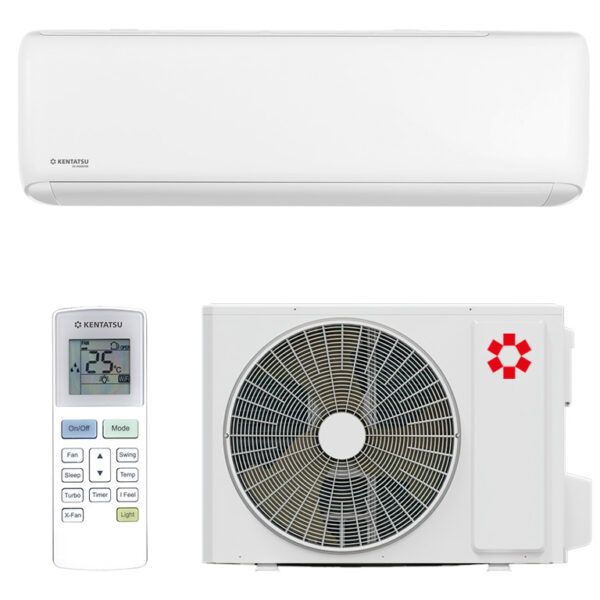 Бытовой кондиционер (On/Off) настенного типа Kentatsu серии TIBA KSGTI35HFAN1/KSRTI35HFAN1, белый глянцевый (R410A)